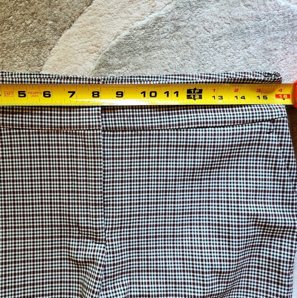 Ann Taylor 2P Gingham Ankle Pants EUC - Picture 4 of 9